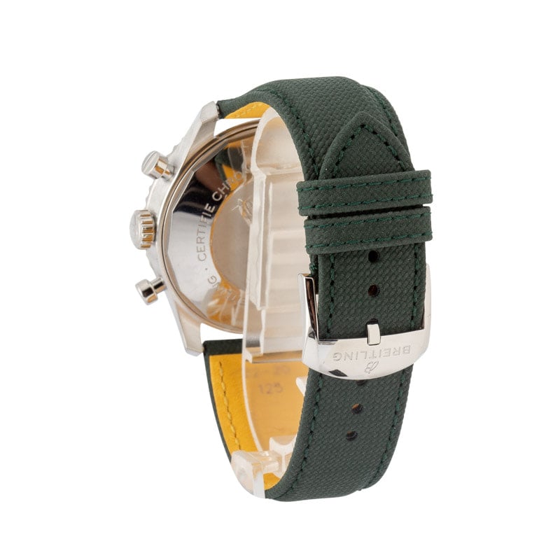 Pre-owned Breitling Aviator 8 Green Dial