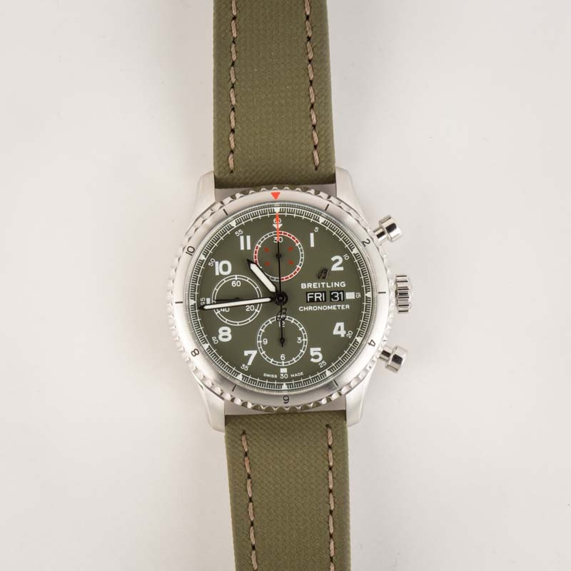 Breitling Aviator 8 Green Dial