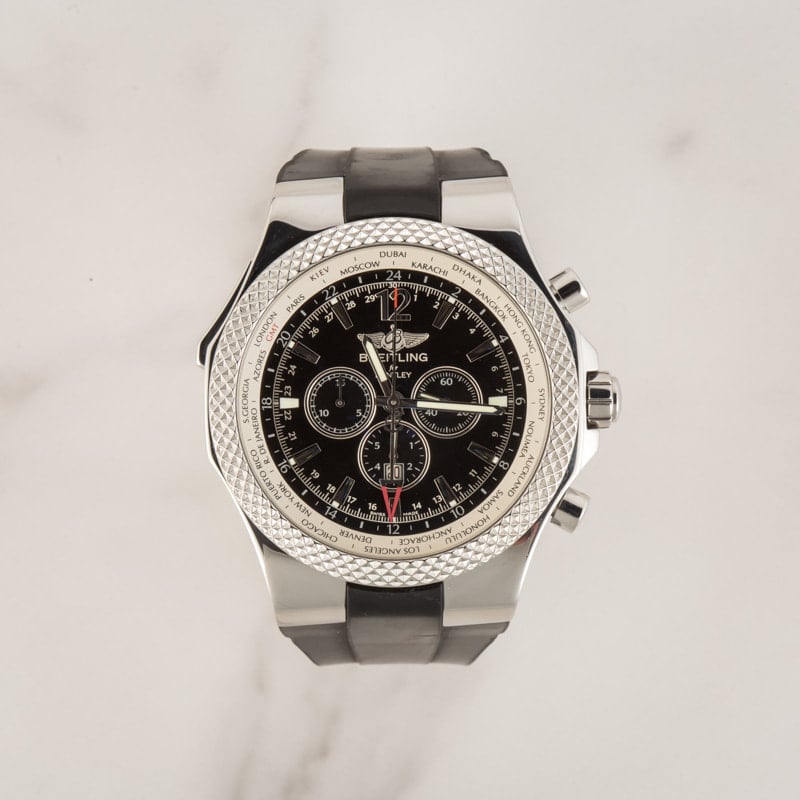 Used Breitling Bentley Stainless Steel