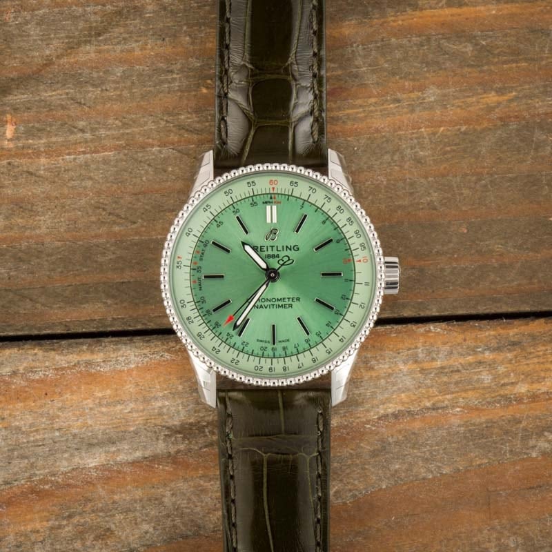Breitling Navitimer Green Dial