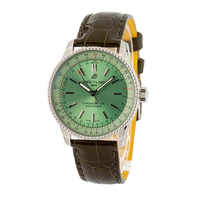 Breitling Navitimer Green Dial