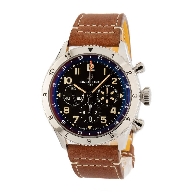 Breitling Super AVI Chronograph Black Dial