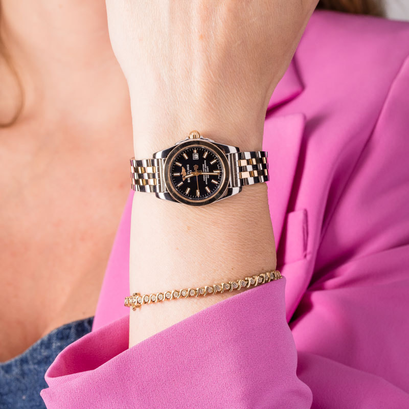 Ladies Breitling Galactic 29 Steel & Gold