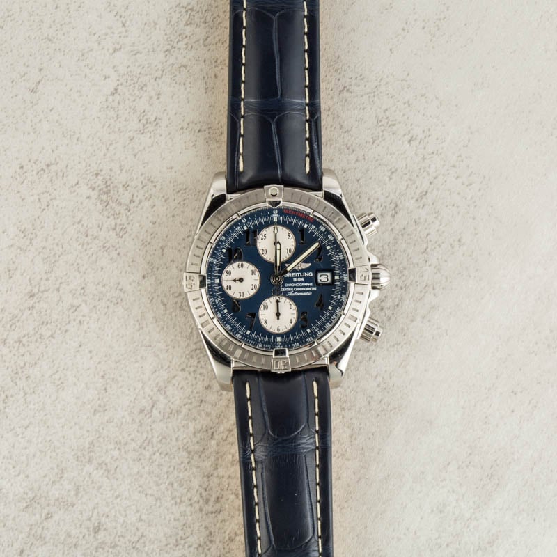 Breitling Chronomat Evolution Blue Dial