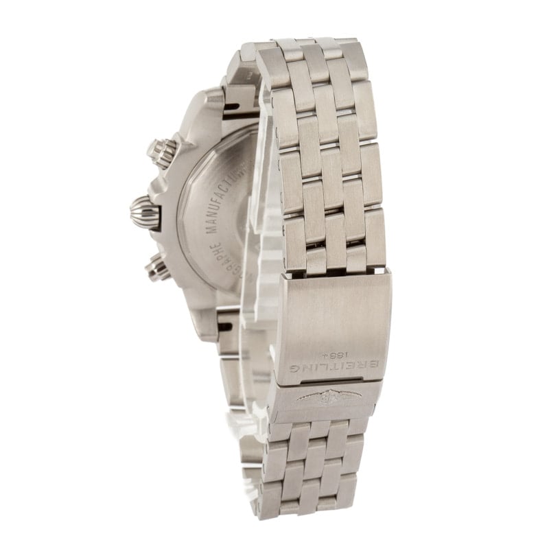 Pre-owned Breitling Chronomat Chronograph 44 Slate Dial