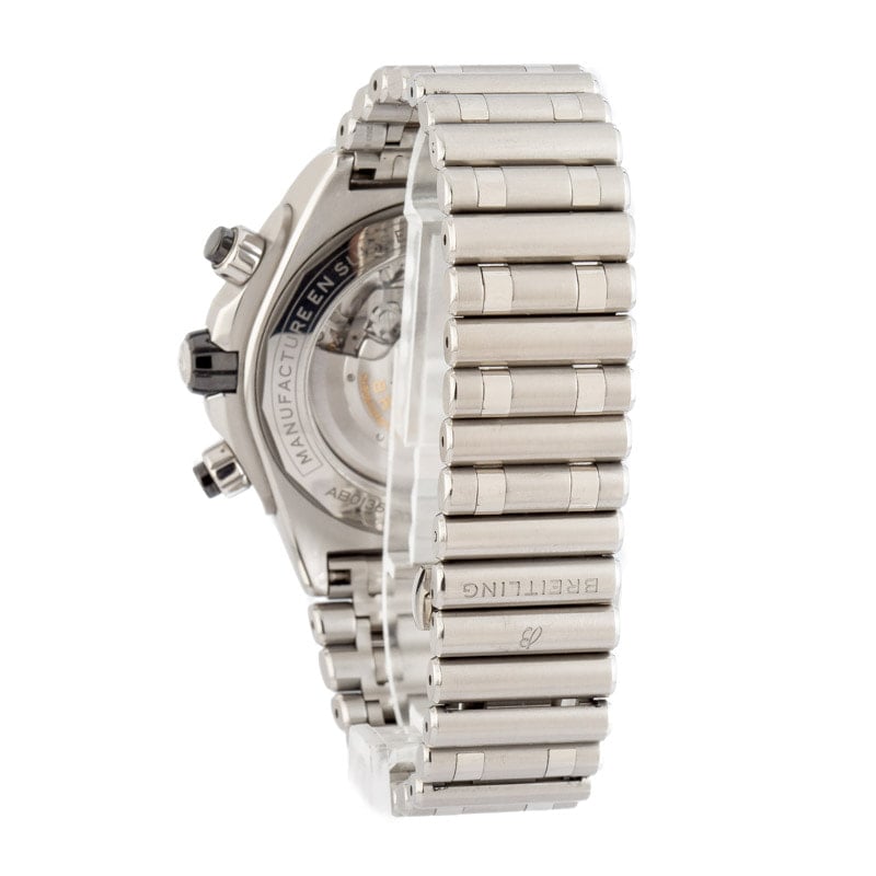 Pre-owned Breitling Super Chronomat B01 Steel