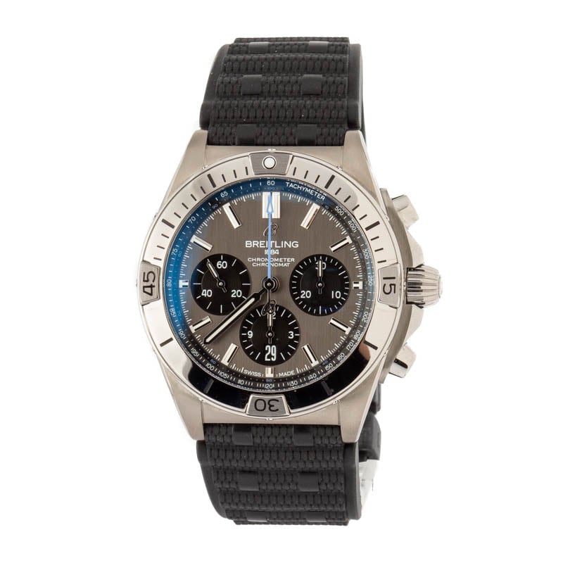 Pre-owned Breitling Chronomat B01 42 Grey Dial