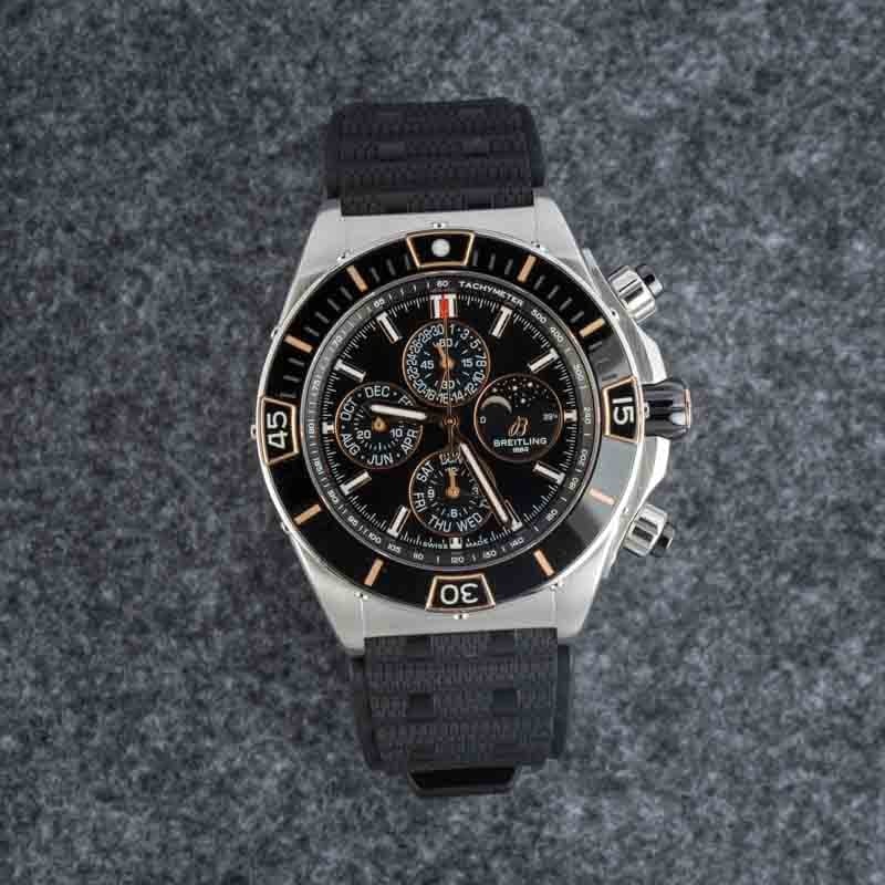 Breitling Super Chronomat 44 Four Year Calendar Black Dial