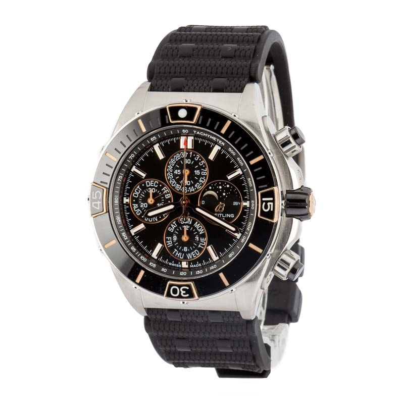 Breitling Super Chronomat 44 Four Year Calendar Black Dial