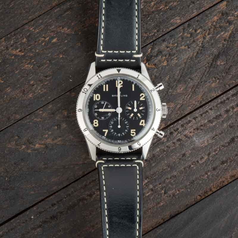 Pre-owned Breitling Classic AVI Chronograph 42 Stainless Steel