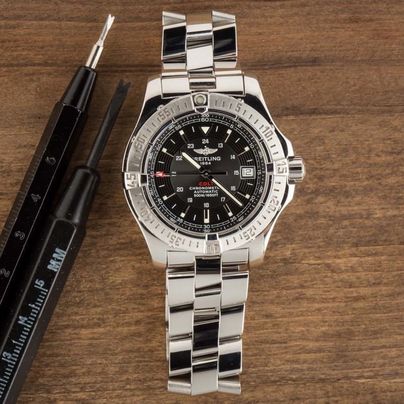 Pre Owned Breitling Colt Black Dial