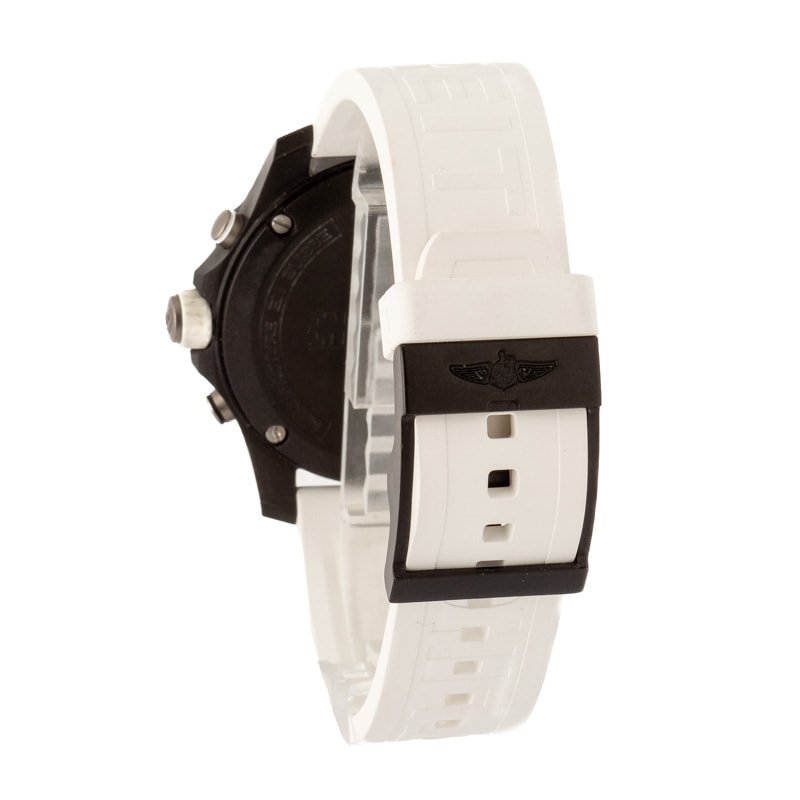 Breitling Endurance Pro White Rubber Strap