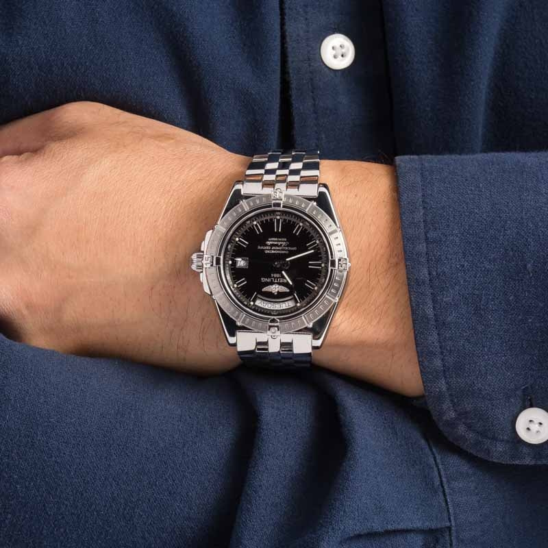 Breitling Headwind Stainless Steel Black Dial