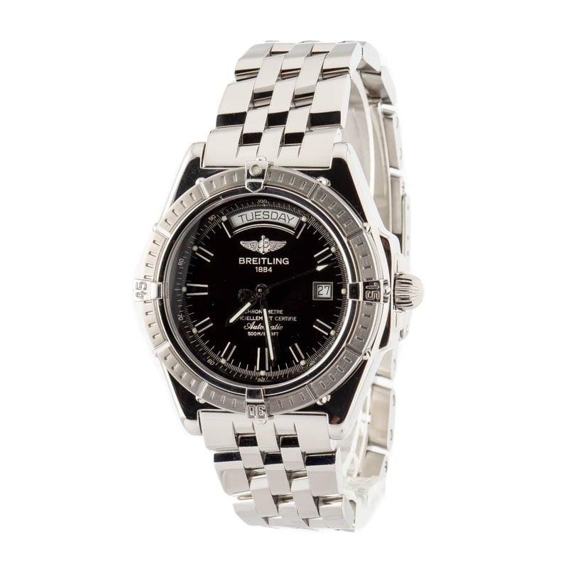 Breitling Headwind Stainless Steel Black Dial