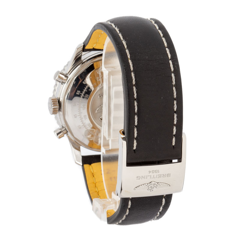 Pre-owned Breitling Old Navitimer Black Index Dial