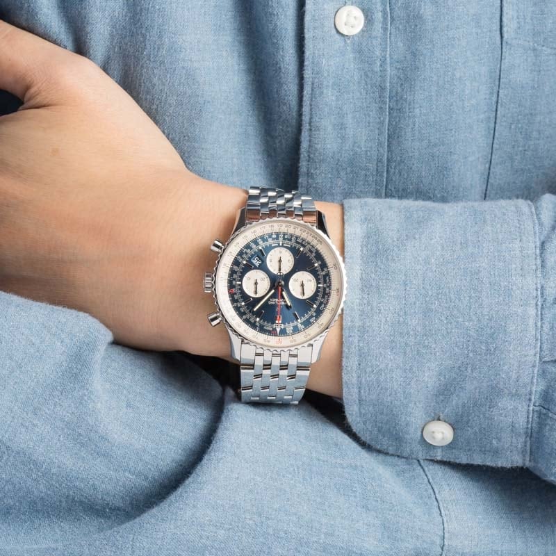 Breitling Navitimer Blue Index Dial