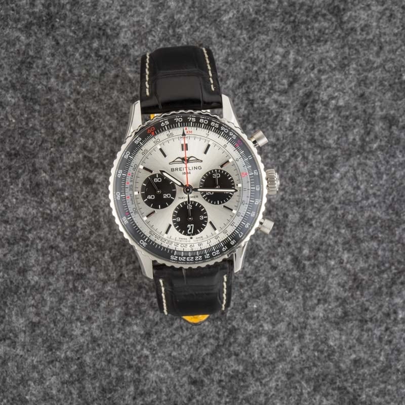 Breitling Navitimer B01 Chronograph 43 Silver Dial