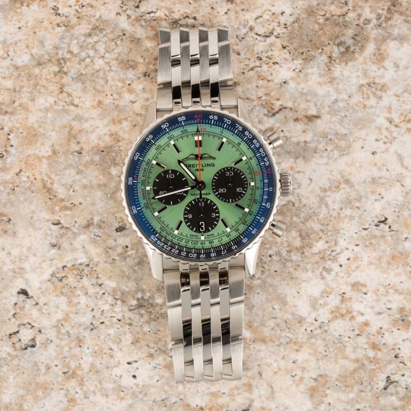 Breitling Navitimer B01 Chronograph 43 Green Dial