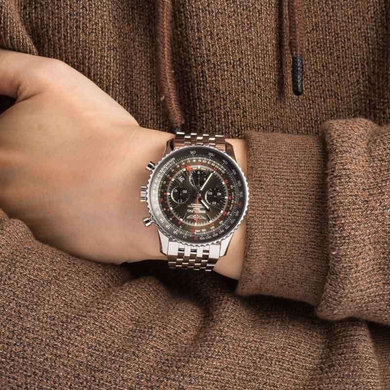 Breitling Navitimer GMT Stainless Steel