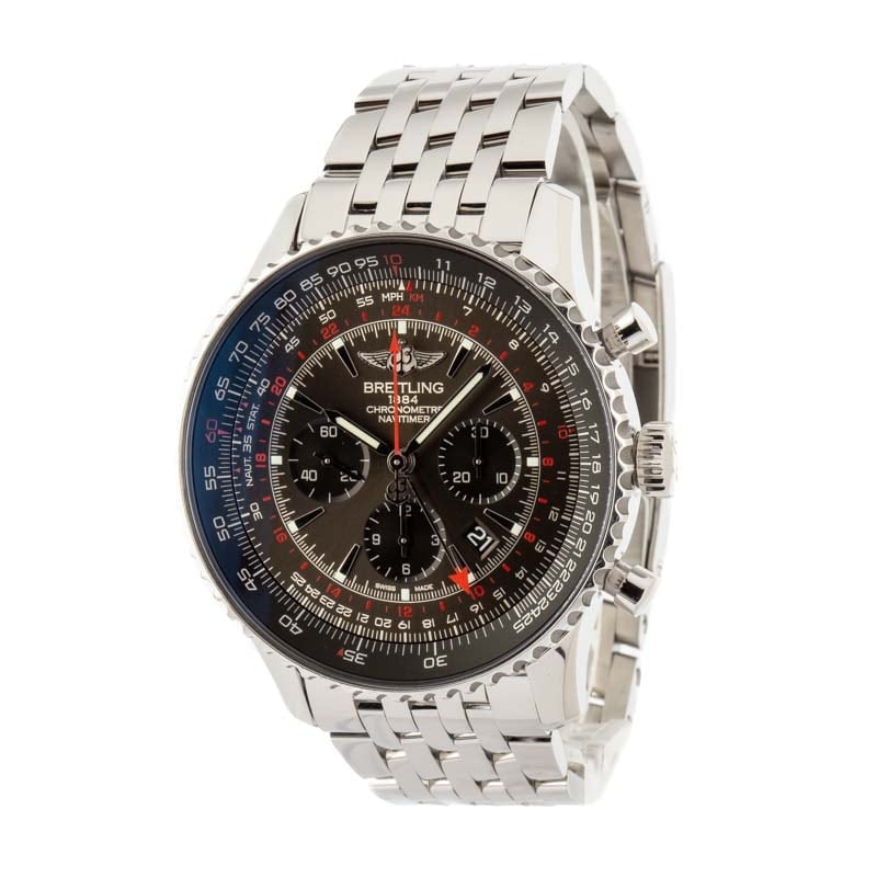 Breitling Navitimer GMT Stainless Steel