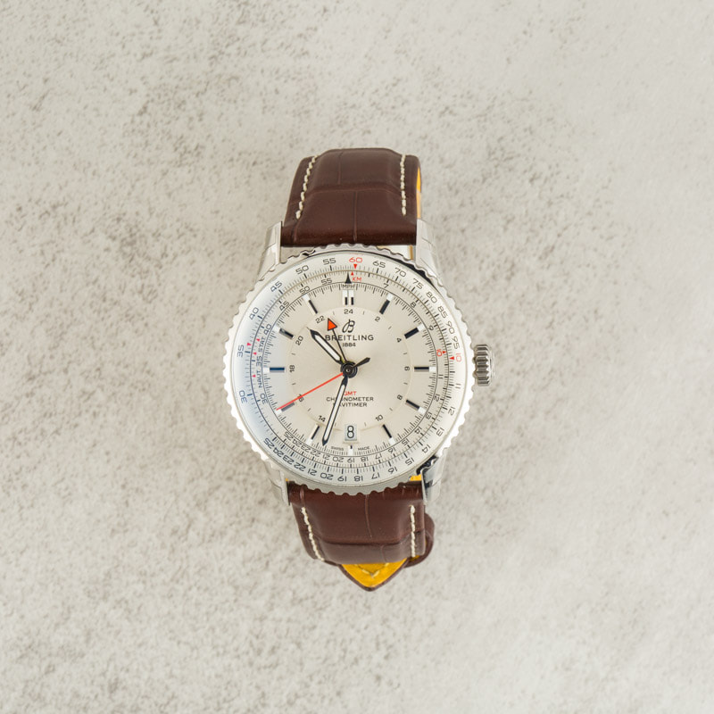 Pre-owned Breitling Navitimer GMT 41 Automatic Stainless Steel
