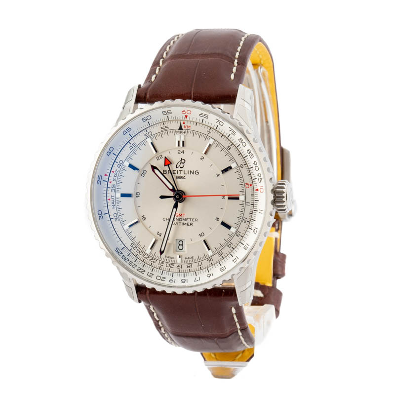 Pre-owned Breitling Navitimer GMT 41 Automatic Stainless Steel