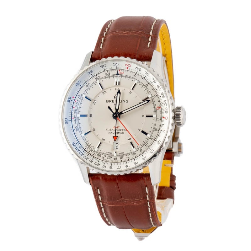 Pre-owned Breitling Navitimer GMT 41 Automatic Stainless Steel