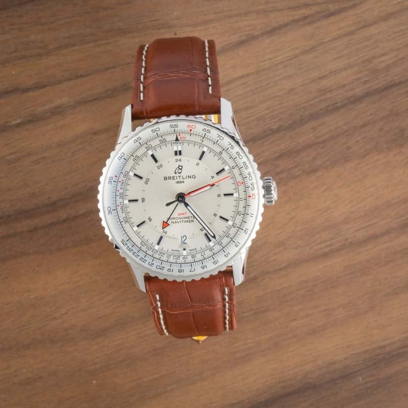 Pre-owned Breitling Navitimer GMT 41 Automatic Stainless Steel