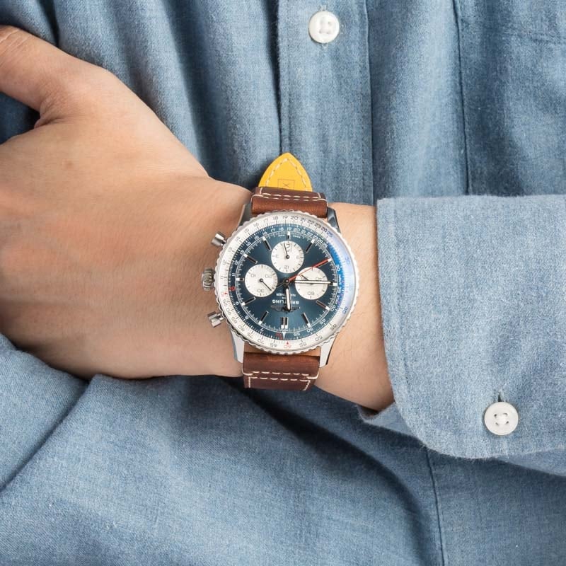 Breitling Navitimer B01 Chronograph 46 Blue Dial