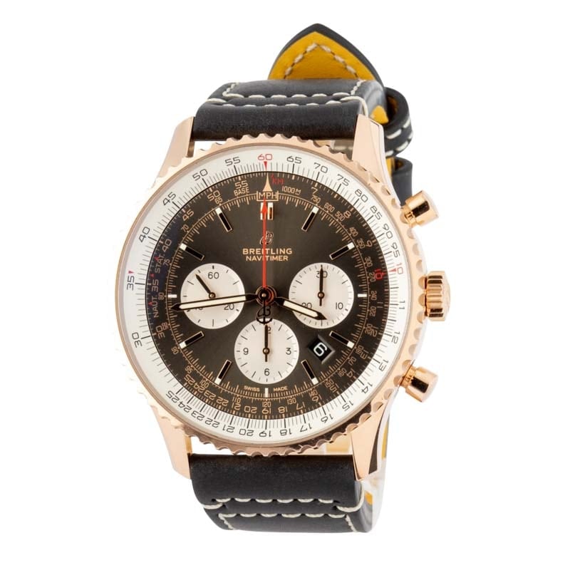Breitling Navitimer B01 Chronograph 46 18K Red Gold