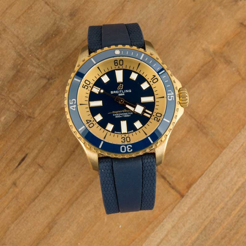 Pre-Owned Breitling Superocean 44 Blue Dial