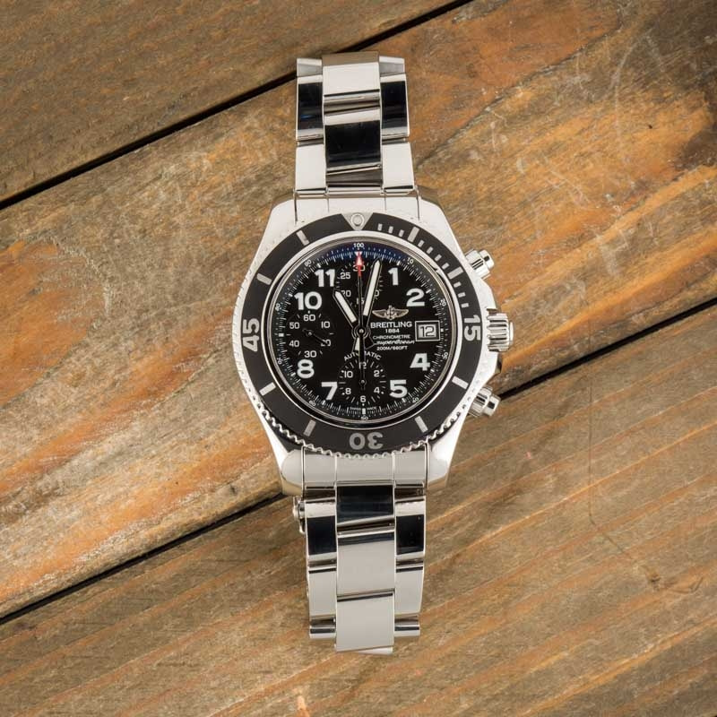 Breitling Superocean Chronograph Black Dial