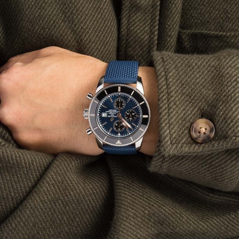 Breitling Superocean Heritage II Chronograph 46 Blue Dial