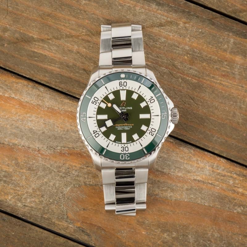 Breitling Superocean Automatic 44 Green Dial