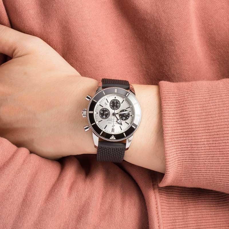 Breitling Superocean Chronograph 44 Silver Dial