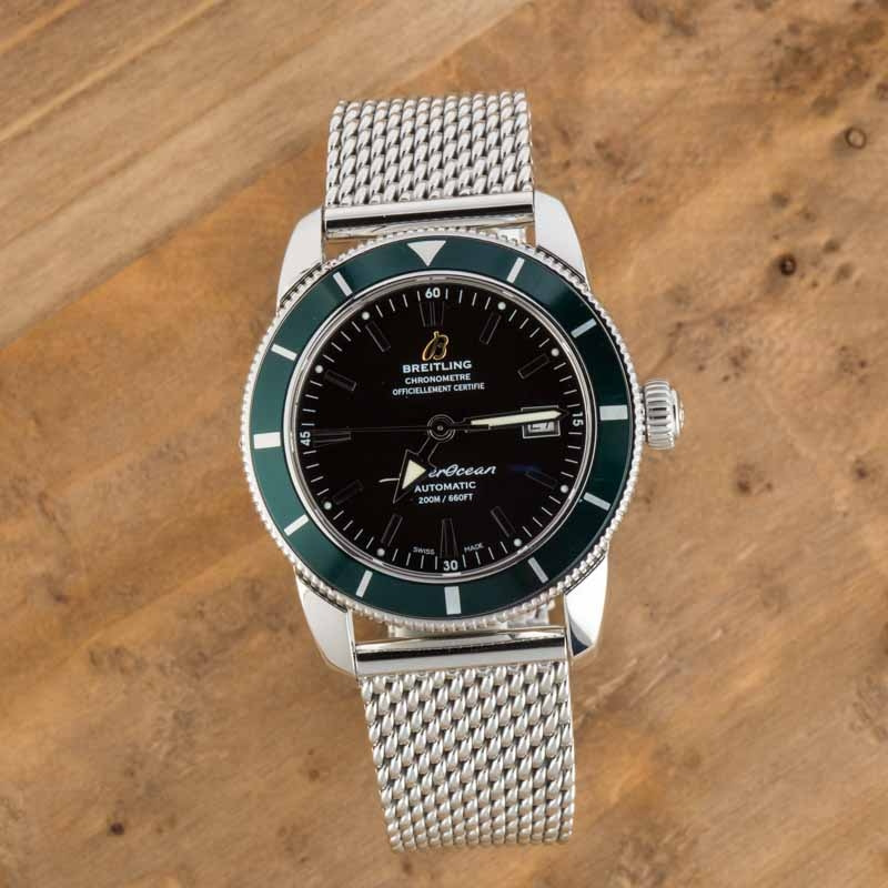 Breitling Superocean Heritage 42 Green Bezel