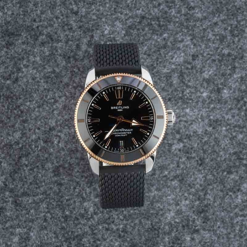 Pre-owned Breitling Superocean Heritage B20 Automatic 44 Black Dial