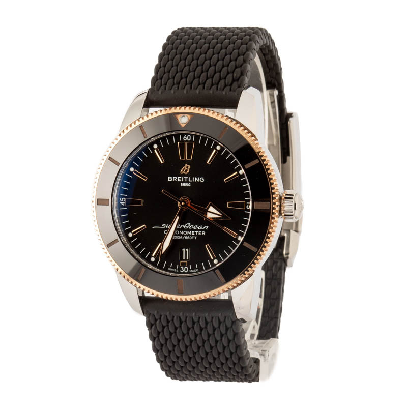 Pre-owned Breitling Superocean Heritage B20 Automatic 44 Black Dial