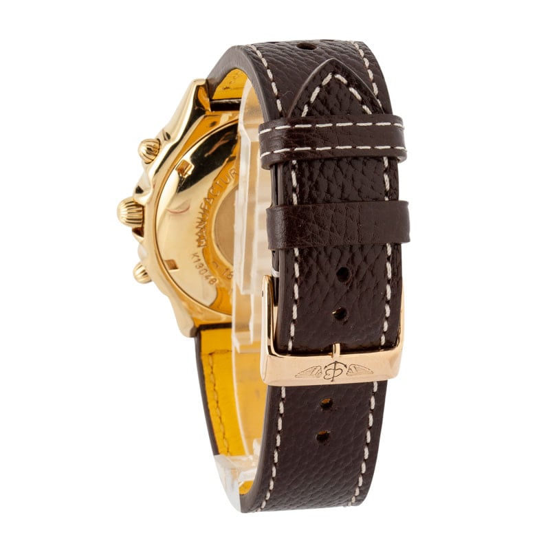 Breitling Chronomat Ref K13048 Yellow Gold
