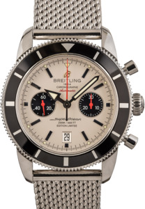 Breitling SuperOcean Heritage Chronograph Silver Dial