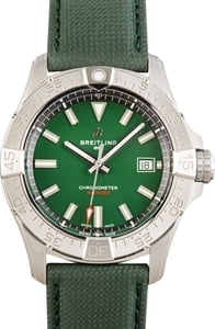 Breitling Stainless Steel Avenger Automatic 42 Green Dial