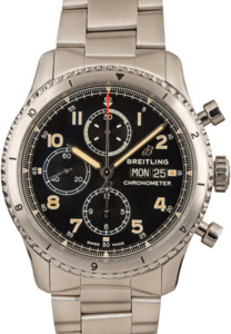 Pre-Owned Breitling Aviator 8 Stainless Steel