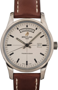 Breitling Transocean Day Date Stainless Steel