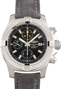 Pre-owned Breitling Avenger Chronograph 45 Black Index Dial