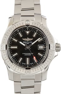 Pre-Owned Stainless Steel Breitling Avenger Automatic 43 Black Dial