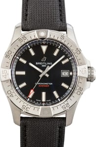 Pre-owned Breitling Avenger Black Dial