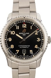 Breitling Aviator 8 Automatic 41 Black Arabic Dial