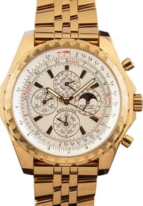 Pre-Owned Breitling Bentley 18k Yellow Gold