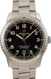 Breitling Aviator 8 Automatic 41 Black Dial