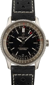 Mens Breitling Navitimer Black Dial